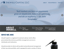 Tablet Screenshot of inkwellcapital.com